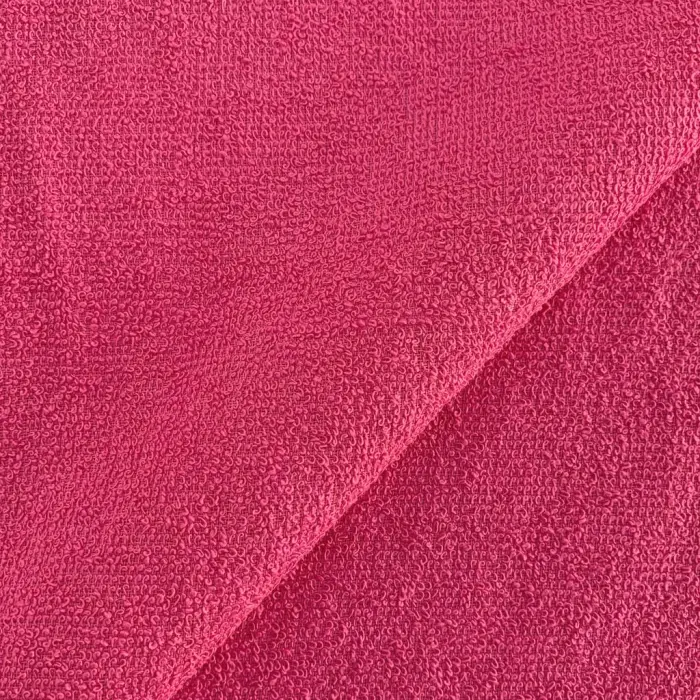 Atoalhado Algodão 1,40 Largura - Rosa pink
