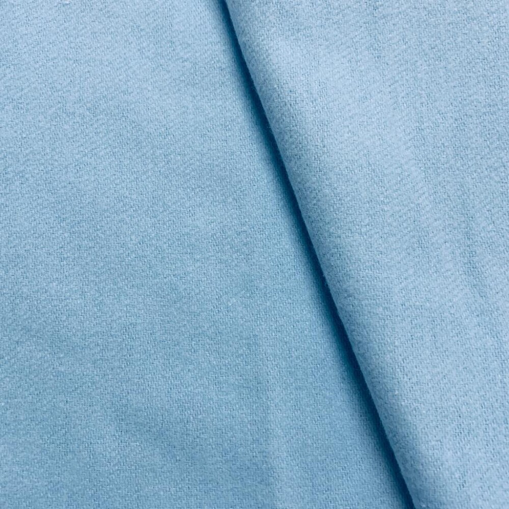 Flanela Cueiro Lisa 0,80 Largura - Azul bebe