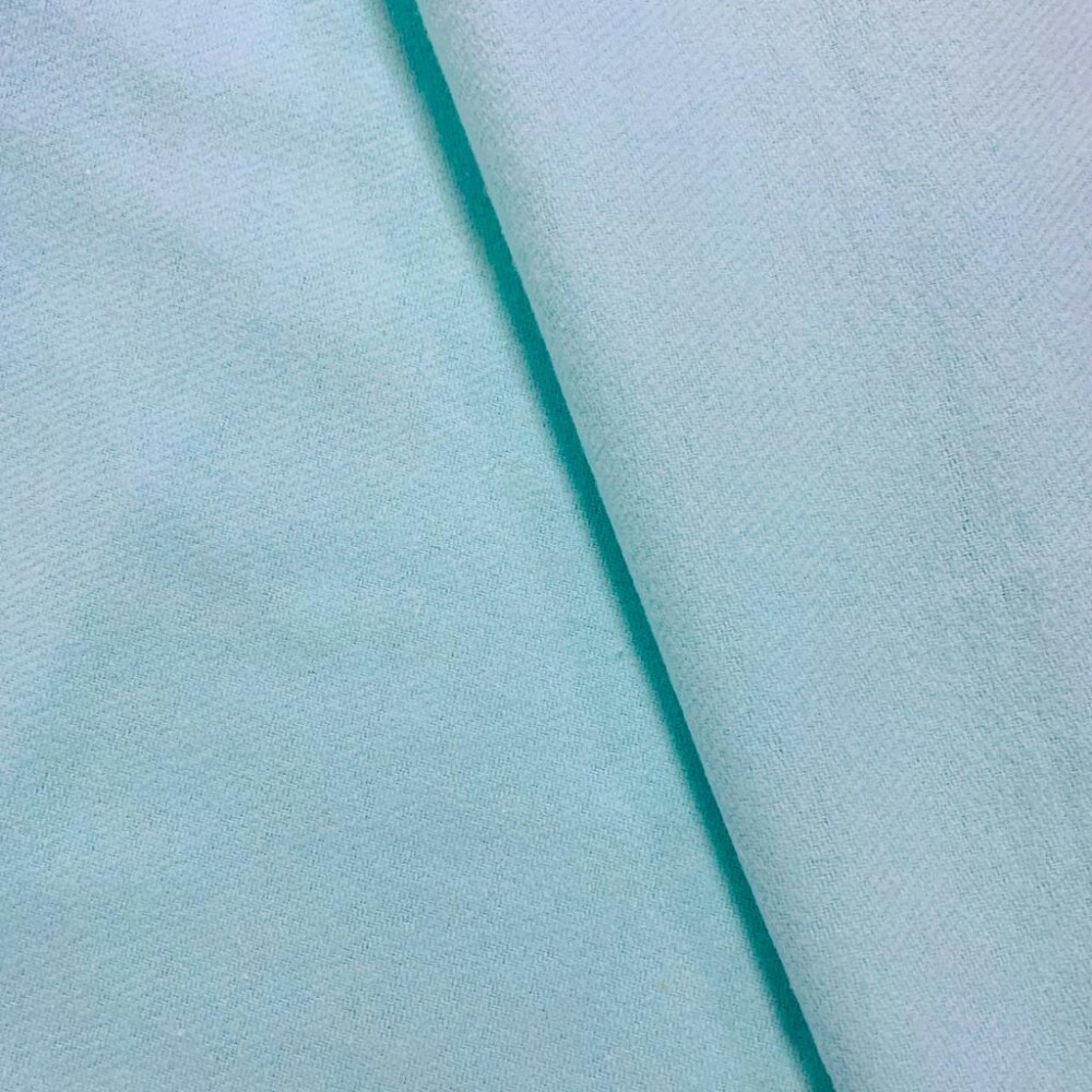 Flanela Cueiro Lisa 0,80 Largura - Verde agua