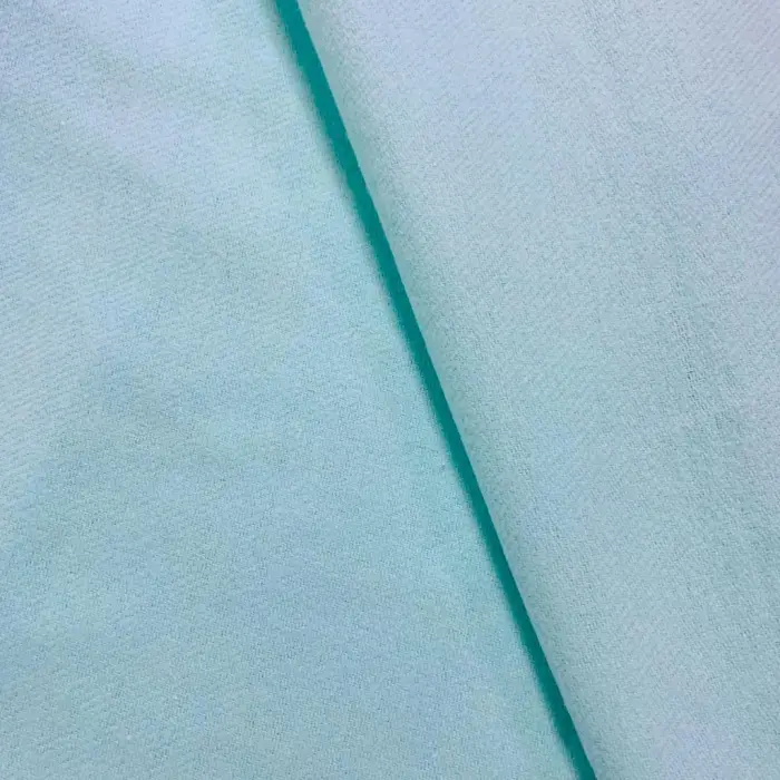 Flanela Cueiro Lisa 0,80 Largura - Verde agua
