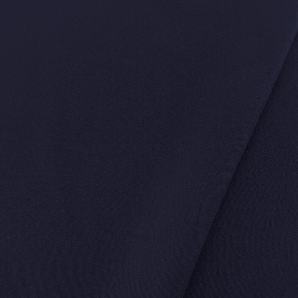 Tecido Linho Liso 1,32 Largura - Azul marinho