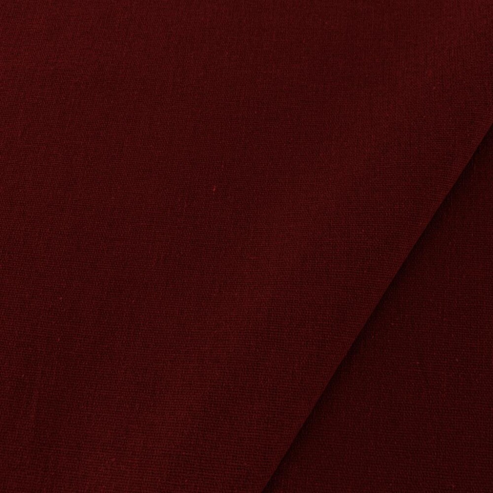 Tecido Linho Liso 1,32 Largura - Bordo