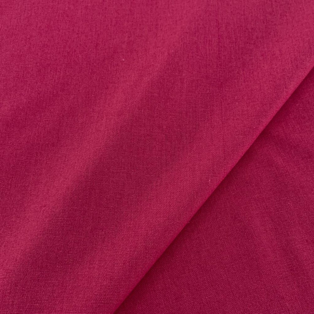 Tecido Linho Liso 1,32 Largura - Rosa pink