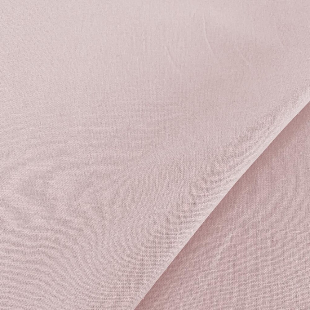 Tecido Linho Liso 1,32 Largura - Rose