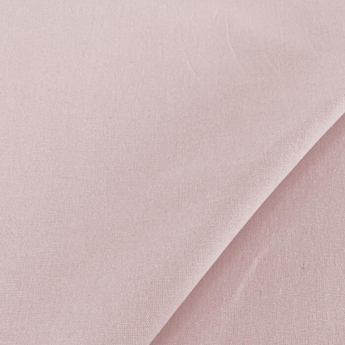 Tecido Linho Liso 1,32 Largura - Rose