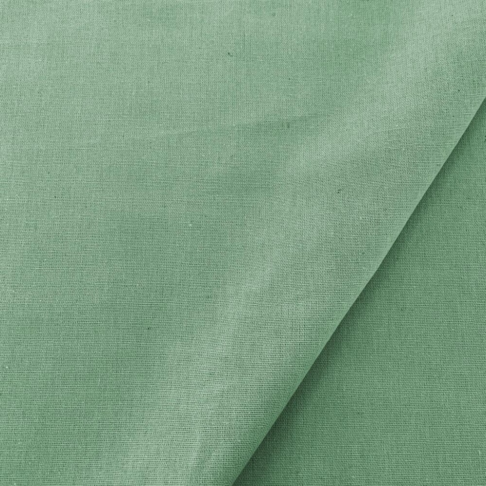 Tecido Linho Liso 1,32 Largura - Verde agua
