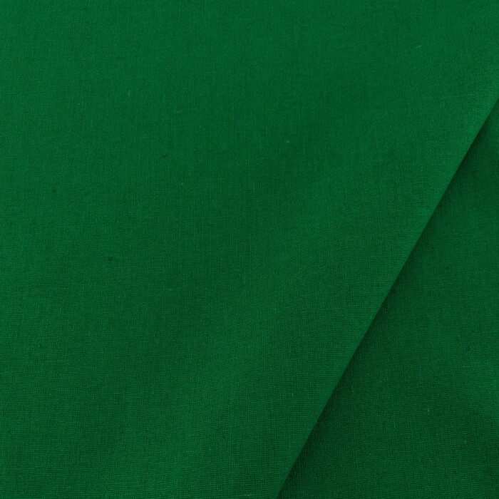 Tecido Linho Liso 1,32 Largura - Verde bandeira