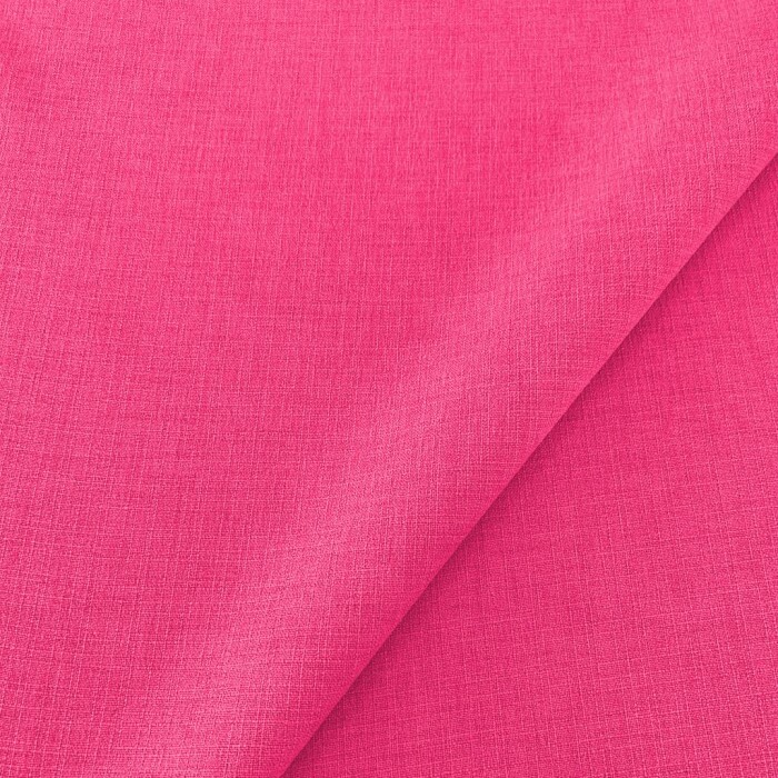 Tecido Linho Rustico 1,47 Largura - Rosa chiclete