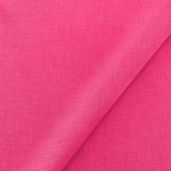 Tecido Linho Rustico 1,47 Largura - Rosa chiclete
