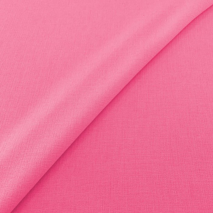 Tecido Linho Rustico 1,47 Largura - Rosa sorvete