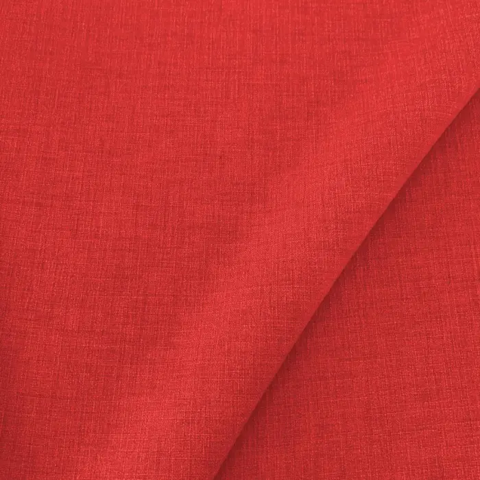 Tecido Linho Rustico 1,47 Largura - Vermelho escuro