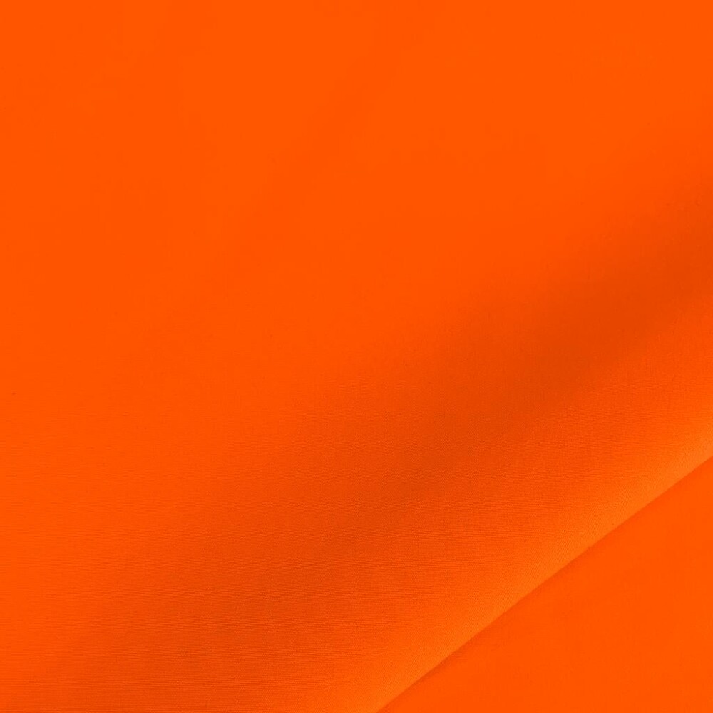 Tecido Microfibra com Elastano Estampa Digital - Laranja neon