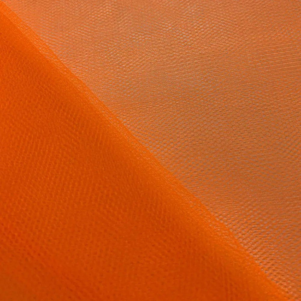 Tecido Tule 2,40 Metros - Laranja neon