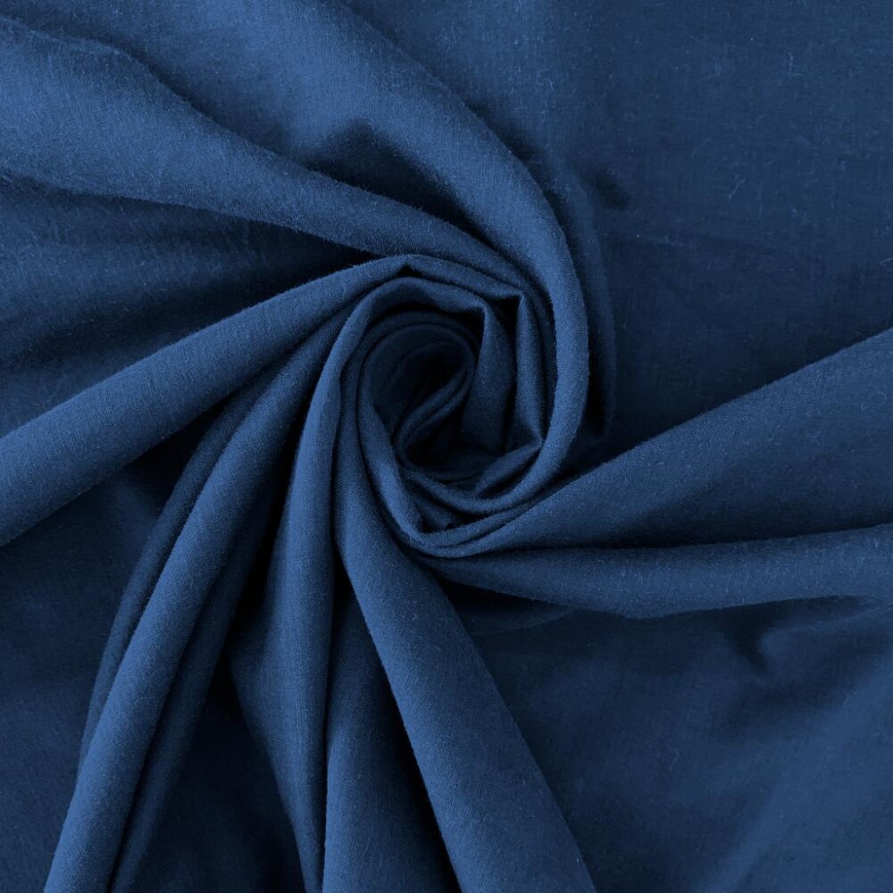 Tecido Viscose Lisa 1,40 Largura - Azul marinho