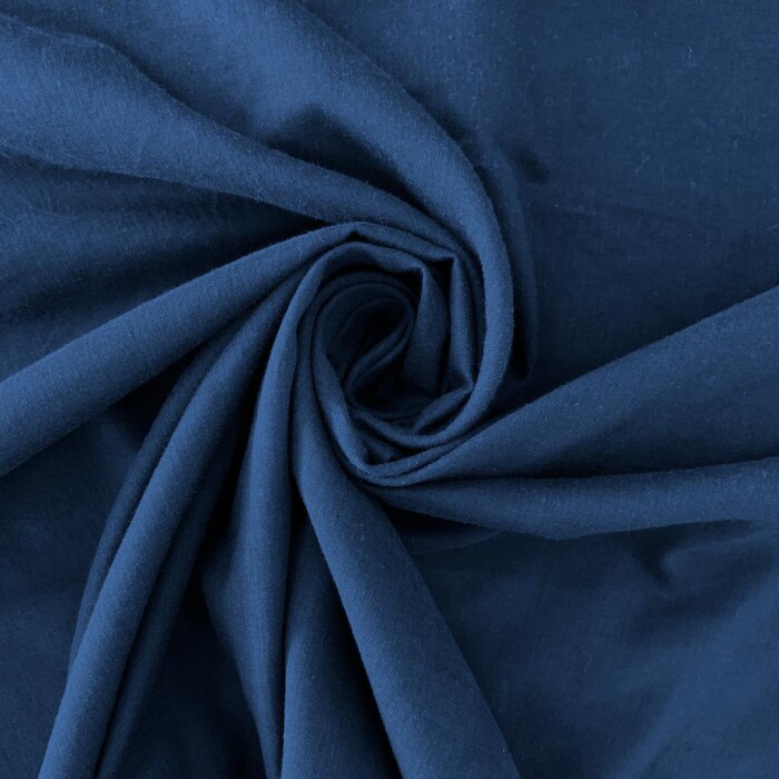 Tecido Viscose Lisa 1,40 Largura - Azul marinho