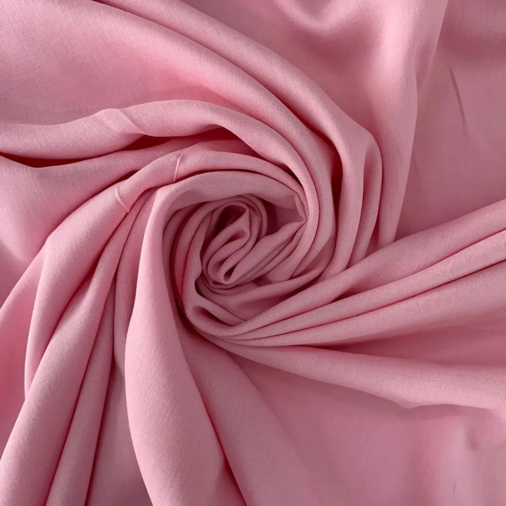 Tecido Viscose Lisa 1,40 Largura - Rosa bebe