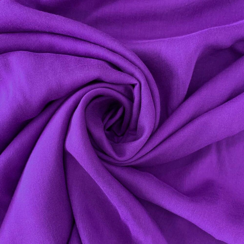 Tecido Viscose Lisa 1,40 Largura - Roxo