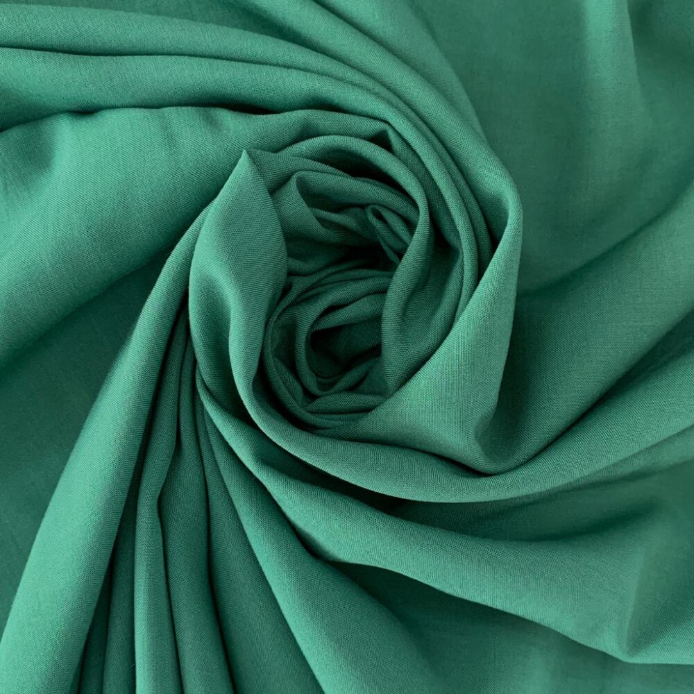 Tecido Viscose Lisa 1,40 Largura - Verde musgo