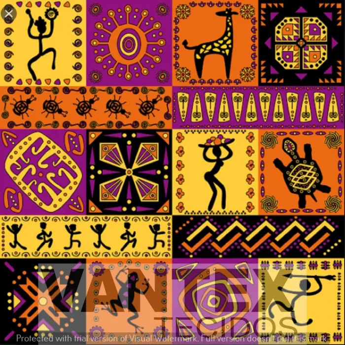Tecido Gabardine Estampa Digital - Afr(1) - africa, africanas