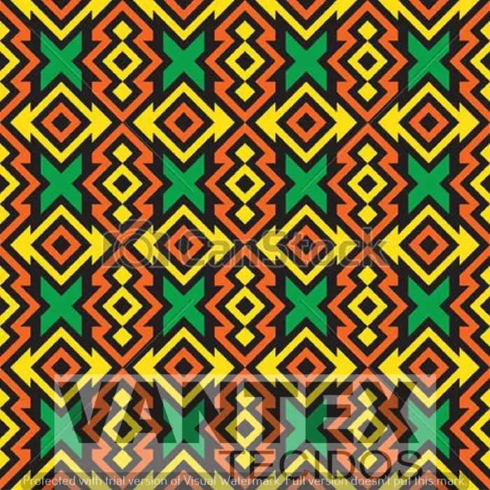 Tecido Gabardine Estampa Digital - Afr(3) - africa, africanas
