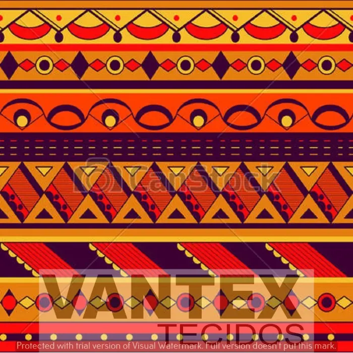 Tecido Gabardine Estampa Digital - Afr(5) - africa, africanas