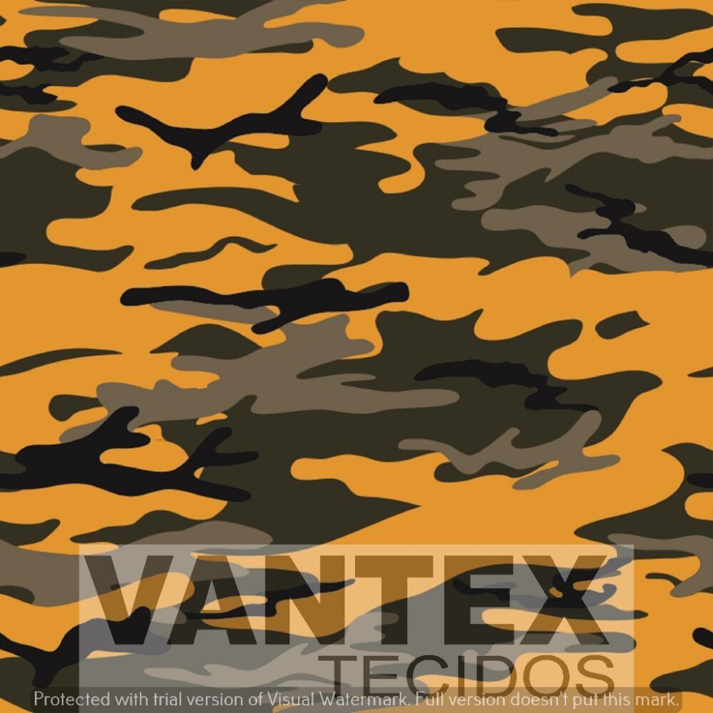 Tecido Microfibra Estampa Digital - Cam(12) - camuflado