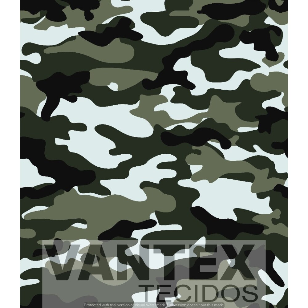 Tecido Microfibra Estampa Digital - Cam(53) - camuflado