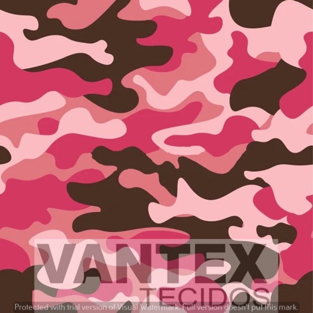 Tecido Microfibra Estampa Digital - Cam(6) - camuflado