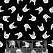 Tecido Microfibra Estampa Digital - Cra(131) - crazy, rock, mão