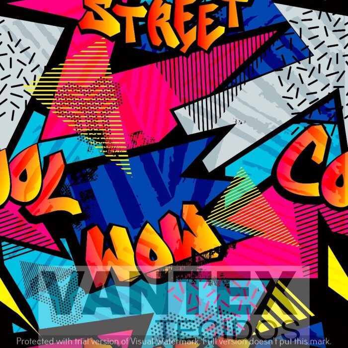 Tecido Microfibra Estampa Digital - Cra(194) - crazy, street