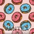 Tecido Microfibra Estampa Digital - Doc(124) - comida, donuts