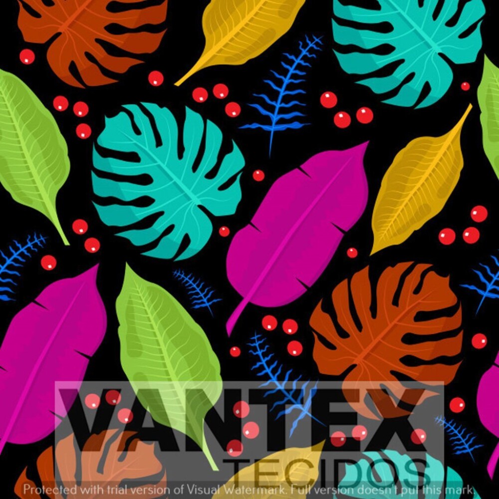 Tecido Microfibra Estampa Digital - Flo(168) - floral