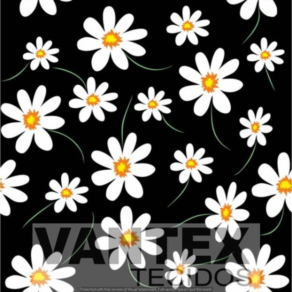 Tecido Microfibra Estampa Digital - Flo(40) - floral