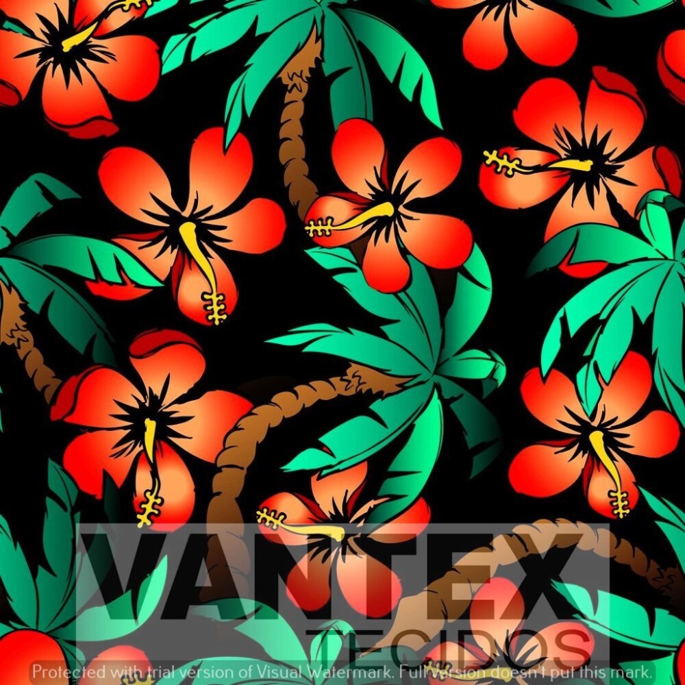 Tecido Microfibra Estampa Digital - Flo(71) - floral