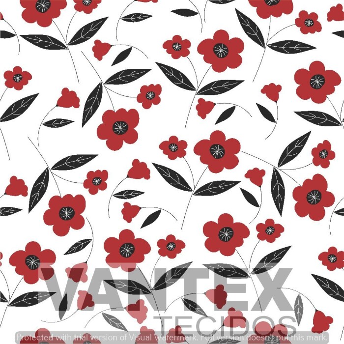 Tecido Microfibra Estampa Digital - Flc(118) - floral