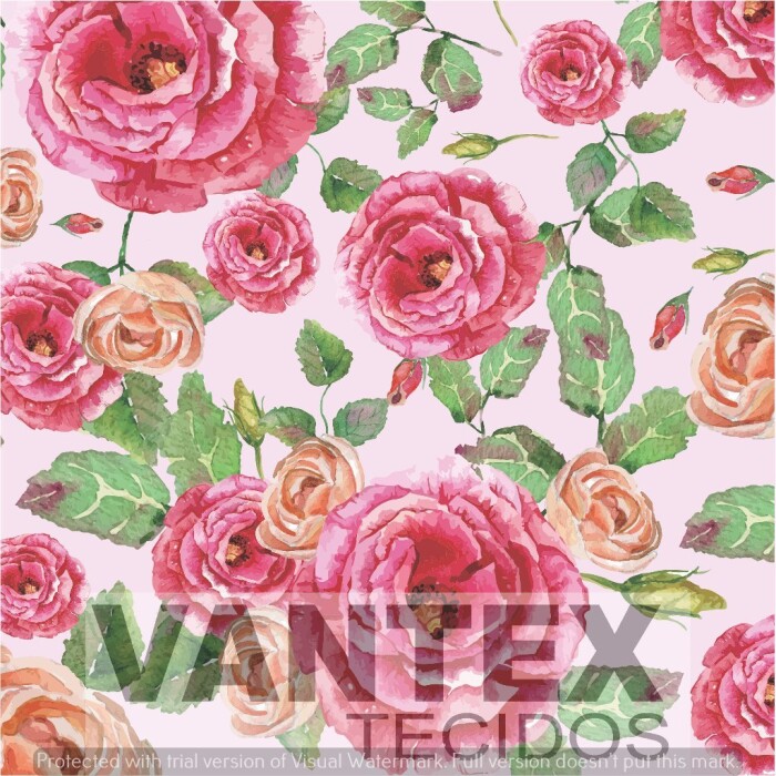 Tecido Microfibra Estampa Digital - Flc(76) - floral