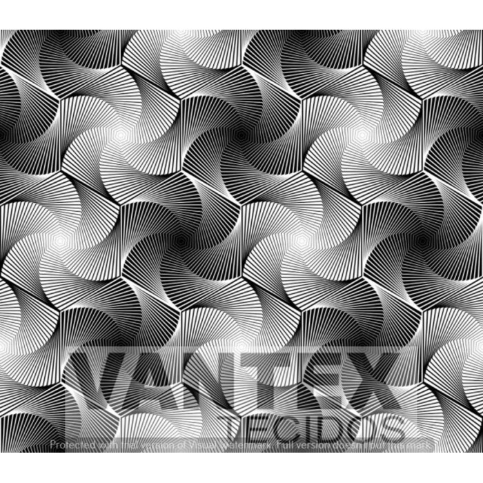 Tecido Microfibra Estampa Digital - Geo(53) - geométricas