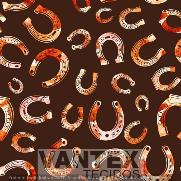 Tecido Microfibra Estampa Digital - Har(23) - cavalos