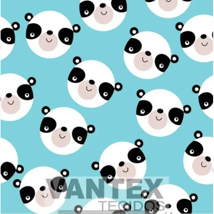 Tecido Microfibra Estampa Digital - Inf(90) - infantil, panda