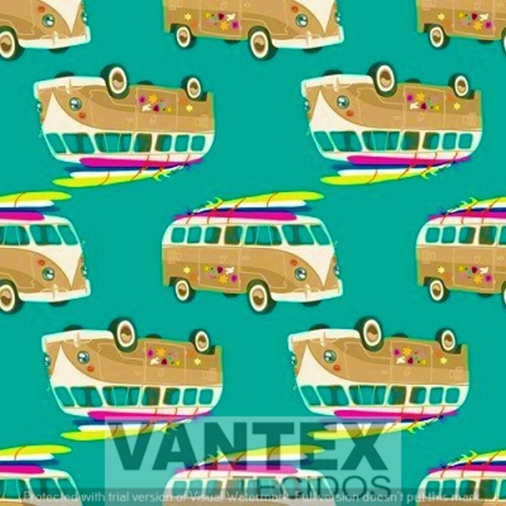 Tecido Microfibra Estampa Digital - Kom(6) - kombi