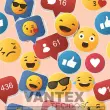 Tecido Microfibra Estampa Digital - Mv1(29) - emoji