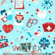 Tecido Microfibra Estampa Digital - Med(4) - médicas, médicos, saúde