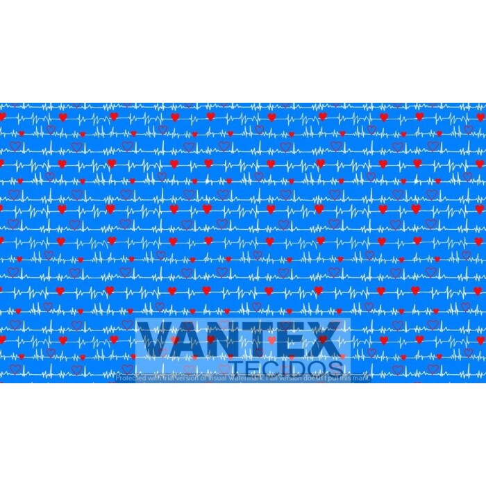 Tecido Microfibra Estampa Digital - Med(41) - médicas, médicos, saúde