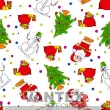 Tecido Microfibra Estampa Digital - Nat(6) - natal, natalinas