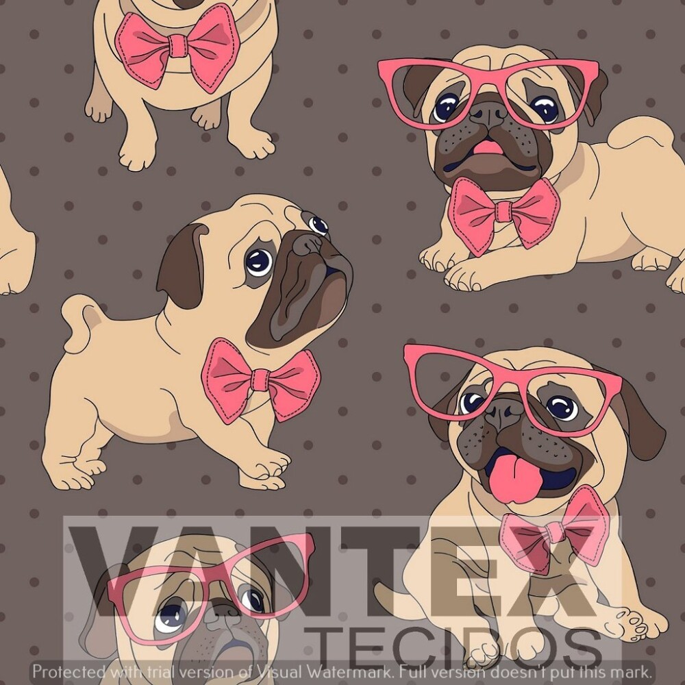 Tecido Microfibra Estampa Digital - Pe1(1) - pets, cachorro