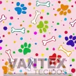 Tecido Microfibra Estampa Digital - Pe1(61) - pets, ossos, patas