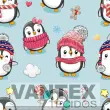 Tecido Microfibra Estampa Digital - Pe2(265) - pets, pinguim