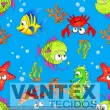 Tecido Microfibra Estampa Digital - Pe2(481) - pets, peixes, mar