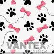 Tecido Microfibra Estampa Digital - Pe4(17) - pets, patas, laços