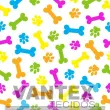 Tecido Microfibra Estampa Digital - Pe4(29) - pets, patas, osso